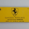 Ferrari 1960/70s Carrozzeria Scaglietti Paint Sample Swatch