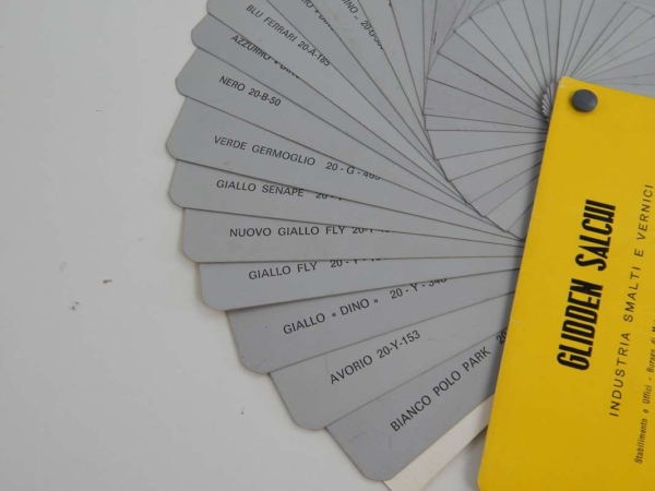 Ferrari 1960/70s Carrozzeria Scaglietti Paint Sample Swatch