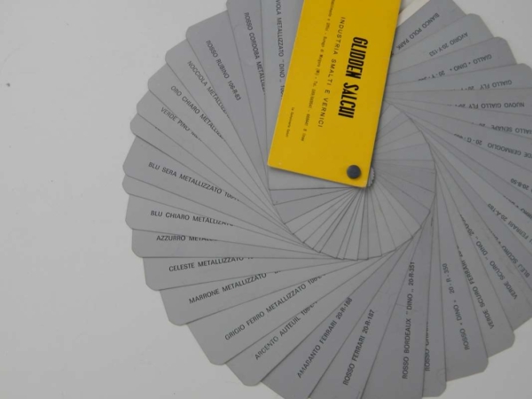 Ferrari 1960/70s Carrozzeria Scaglietti Paint Sample Swatch