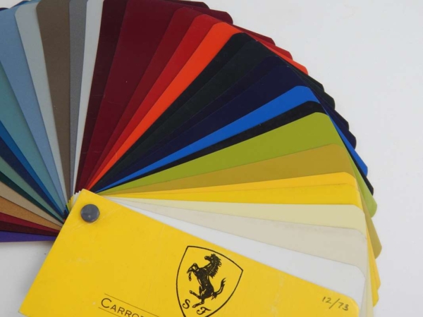 Ferrari 1960/70s Carrozzeria Scaglietti Paint Sample Swatch