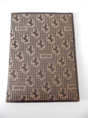 Ferrari 1970/80s Cavallino Document Wallet Organiser 308 365 512