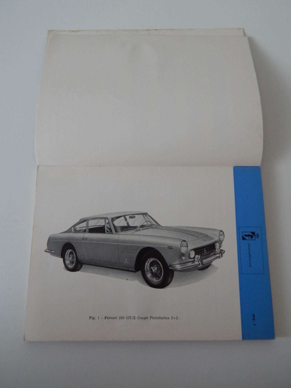 Ferrari 250 Pouch & Owners Manual