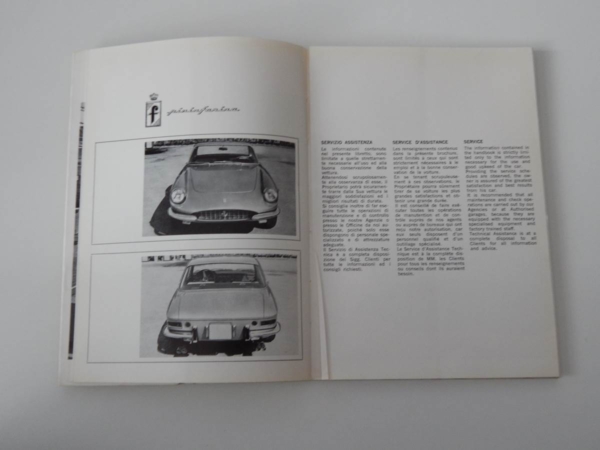 Ferrari 330/365 GTC Owner's Manual Handbook