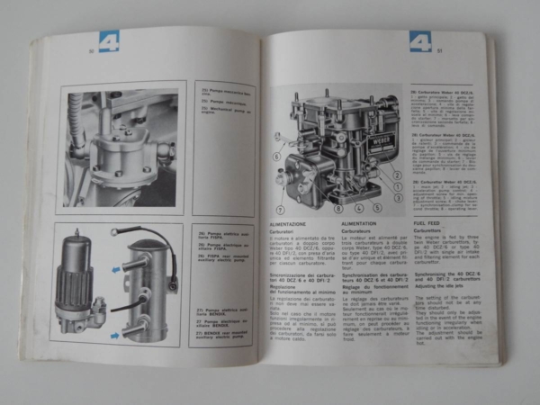 Ferrari 330 GTC Owner's & Parts Manual Handbook
