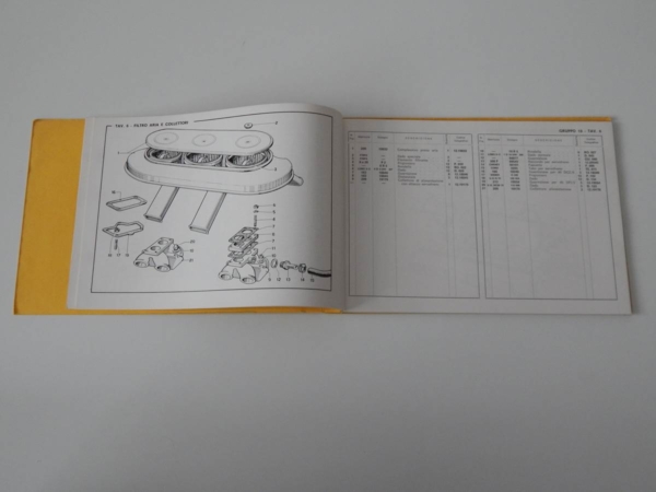 Ferrari 330 GTC Parts Manual