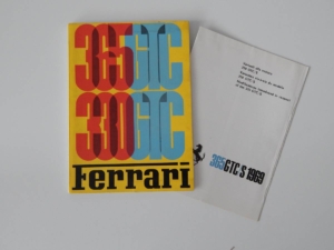 Ferrari 330/365 GTC Owner's Manual Handbook