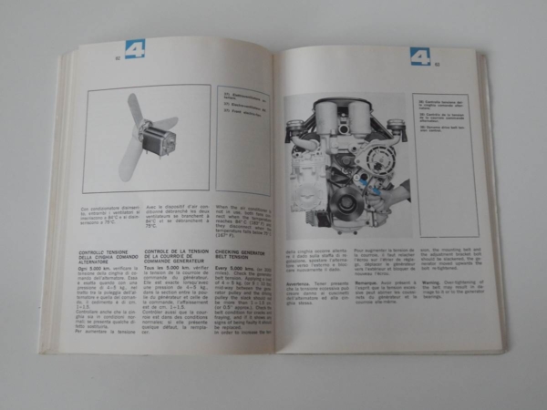 Ferrari 330/365 GTC Owner's Manual Handbook