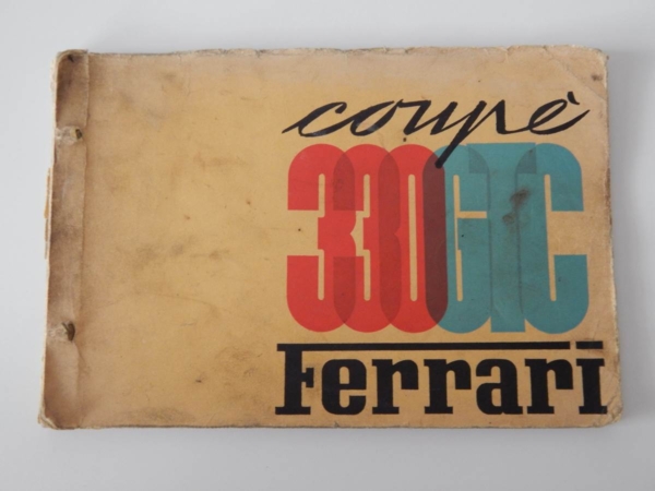 Ferrari 330 GTC Owner's & Parts Manual Handbook
