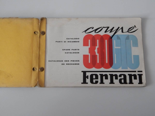 Ferrari 330 GTC Owner's & Parts Manual Handbook