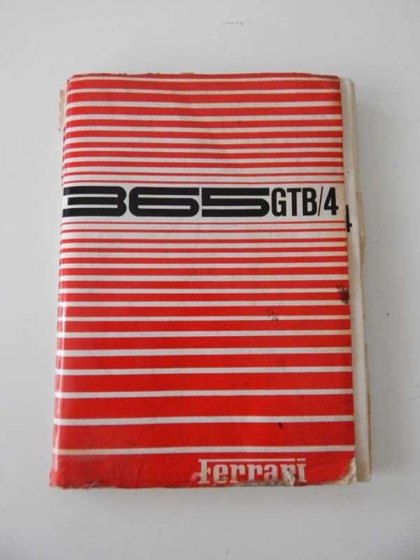Ferrari 365 GTB/4 Daytona Owner’s Manual