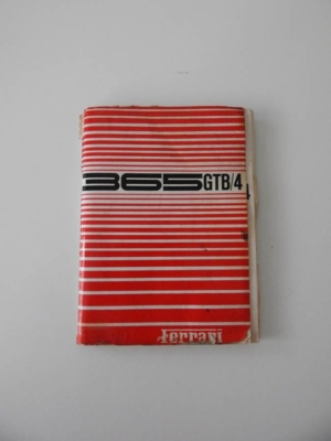 Ferrari 365 GTB/4 Daytona Owner’s Manual