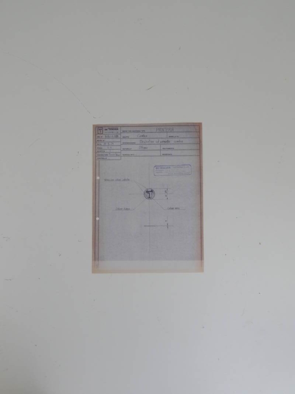 DeTomaso Pantera Gear Knob Blueprint