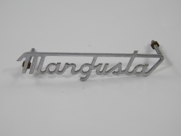 DeTomaso Mangusta Rear Script Badge Emblem