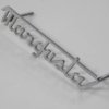 DeTomaso Mangusta Rear Script Badge Emblem