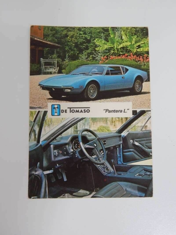 DeTomaso Pantera Postcard