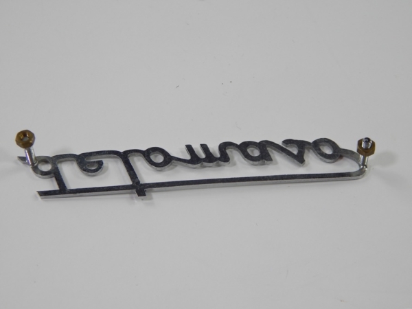 DeTomaso Rear Script Badge Emblem