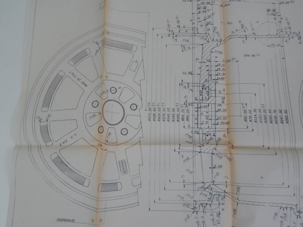 DeTomaso Pantera Wheel Blueprint