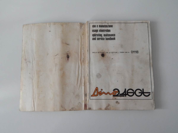 Ferrari 246 Dino Owner’s Manual