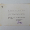 Enzo Ferrari Signed Greeting Card Postcard