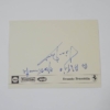 Ernesto Brambilla Signed Ferrari Driver Card