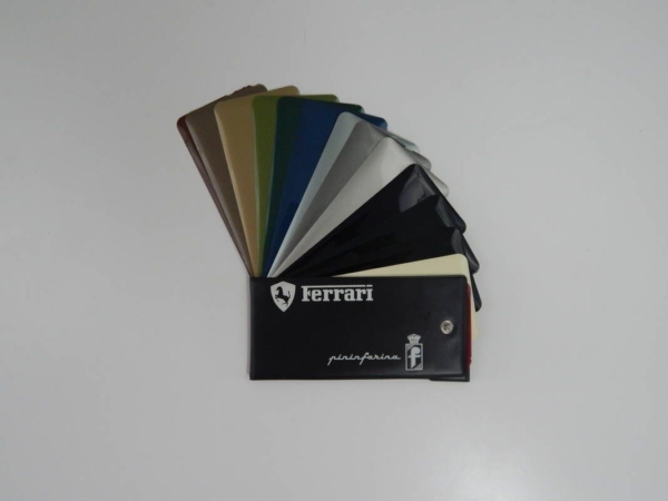 Ferrari 1970s Paint Sample Swatch