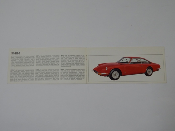Ferrari 1969 Produzione Sales Brochure 365 330 Daytona Dino