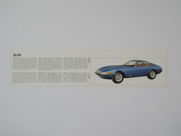 Ferrari 1969 Produzione Sales Brochure 365 330 Daytona Dino