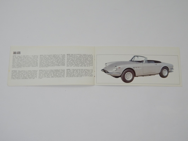 Ferrari 1969 Produzione Sales Brochure 365 330 Daytona Dino
