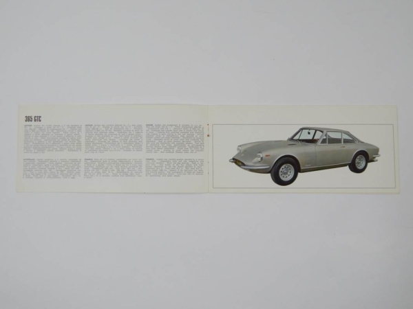Ferrari 1969 Produzione Sales Brochure 365 330 Daytona Dino