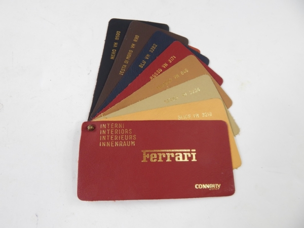 Ferrari 1970s Connolly Leather Sample Swatch