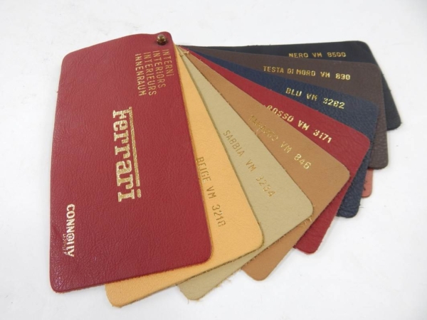 Ferrari 1970s Connolly Leather Sample Swatch