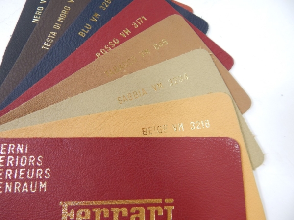 Ferrari 1970s Connolly Leather Sample Swatch