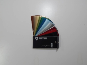Ferrari 1970s Paint Sample Swatch