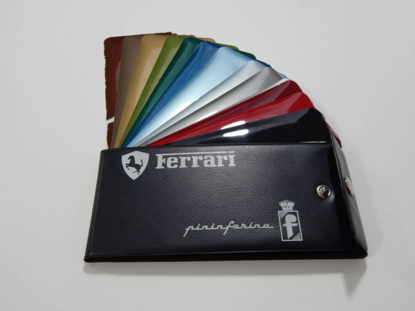 Ferrari 1970s Paint Sample Swatch