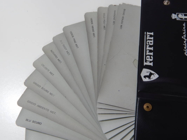 Ferrari 1970s Paint Sample Swatch