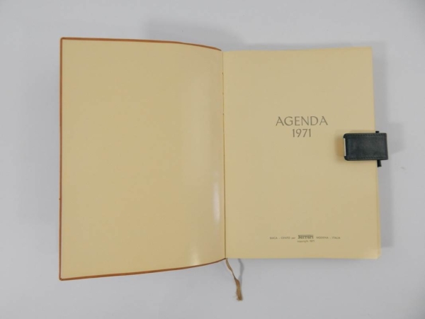Ferrari 1971 Agenda Diary