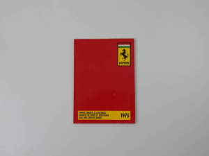 Ferrari 1975 Dealer Directory “Servizi Vendita E Assistenza” 365 308