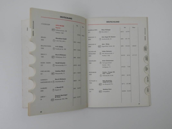 Ferrari 1975 Dealer Directory “Servizi Vendita E Assistenza” 365 308
