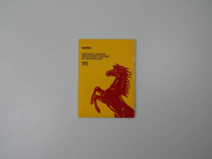 Ferrari 1976 Dealer Directory “Servizi Vendita E Assistenza” 365 308 512