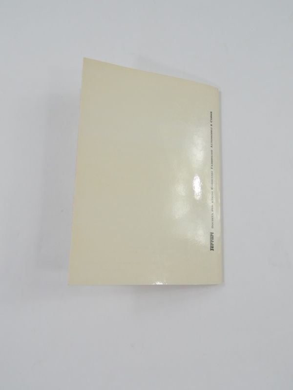 Ferrari 1979/80 Dealer Directory “Servizi Vendita E Assistenza” 308 365 512