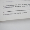 Ferrari 1979/80 Dealer Directory “Servizi Vendita E Assistenza” 308 365 512