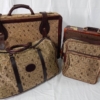 Ferrari Cavallino Print Luggage Set 1970s 1980s