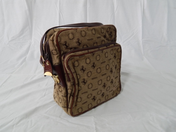 Ferrari Cavallino Print Luggage Set 1970s 1980s