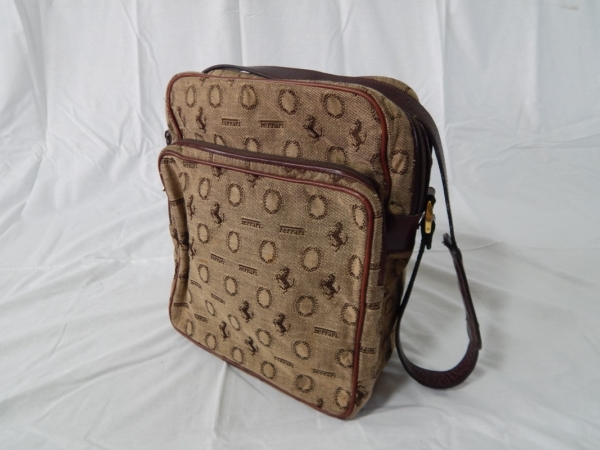 Ferrari Cavallino Print Luggage Set 1970s 1980s