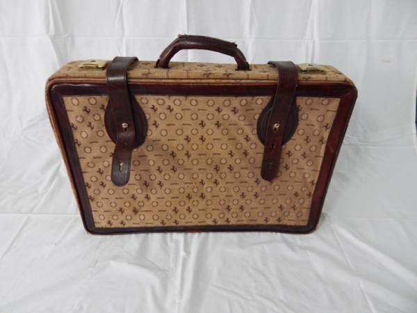 Ferrari Cavallino Print Luggage Set 1970s 1980s