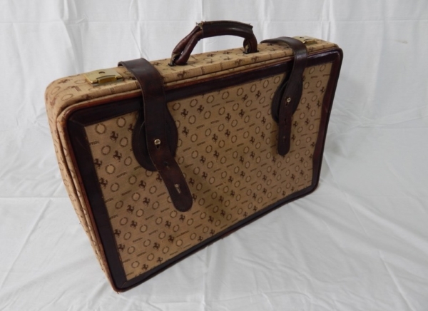 Ferrari Cavallino Print Luggage Set 1970s 1980s