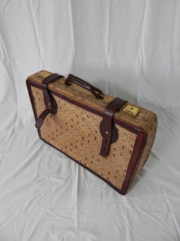 Ferrari Cavallino Print Luggage Set 1970s 1980s
