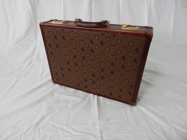 Ferrari Cavallino Print Luggage Set 1970s 1980s