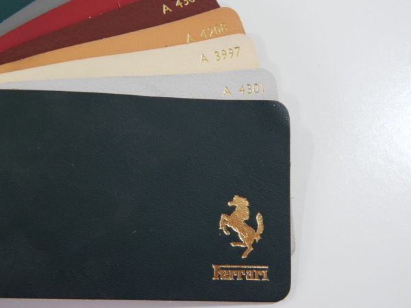 Ferrari 1980s Connolly Leather Sample Swatch