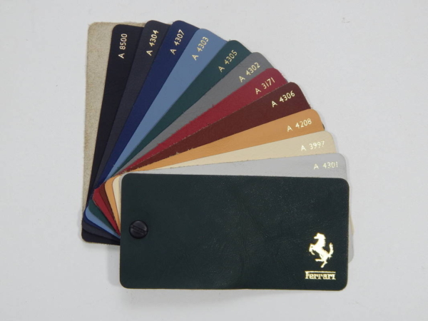Ferrari 1980s Connolly Leather Sample Swatch